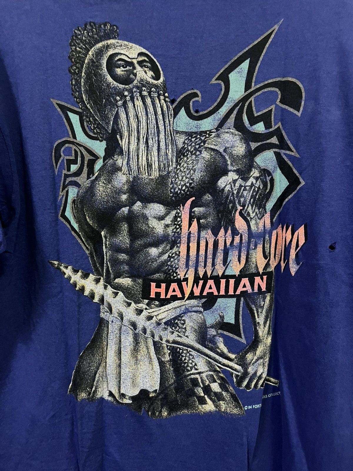 Vintage vintage 90s Hawaiian Strength "Hawaiian Hardcore" Size US L / EU 52-54 / 3 - 11 Thumbnail
