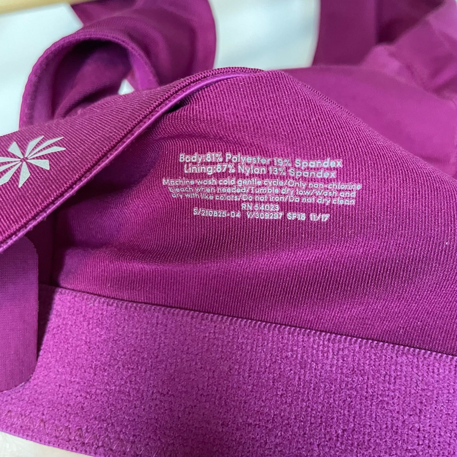 Athleta Athleta Purple Sports Bra S Womens Racerbook Padded Size ONE SIZE - 6 Thumbnail