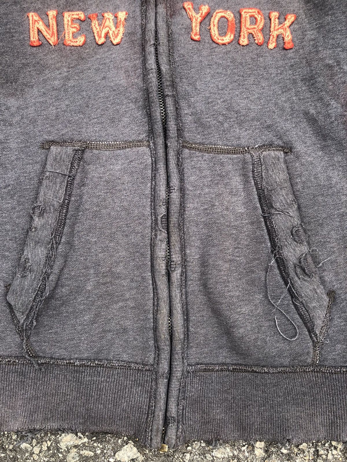 Vintage Vintage Sunfaded Abercrombie & Fitch Zipper Hoodie Size US L / EU 52-54 / 3 - 12 Thumbnail