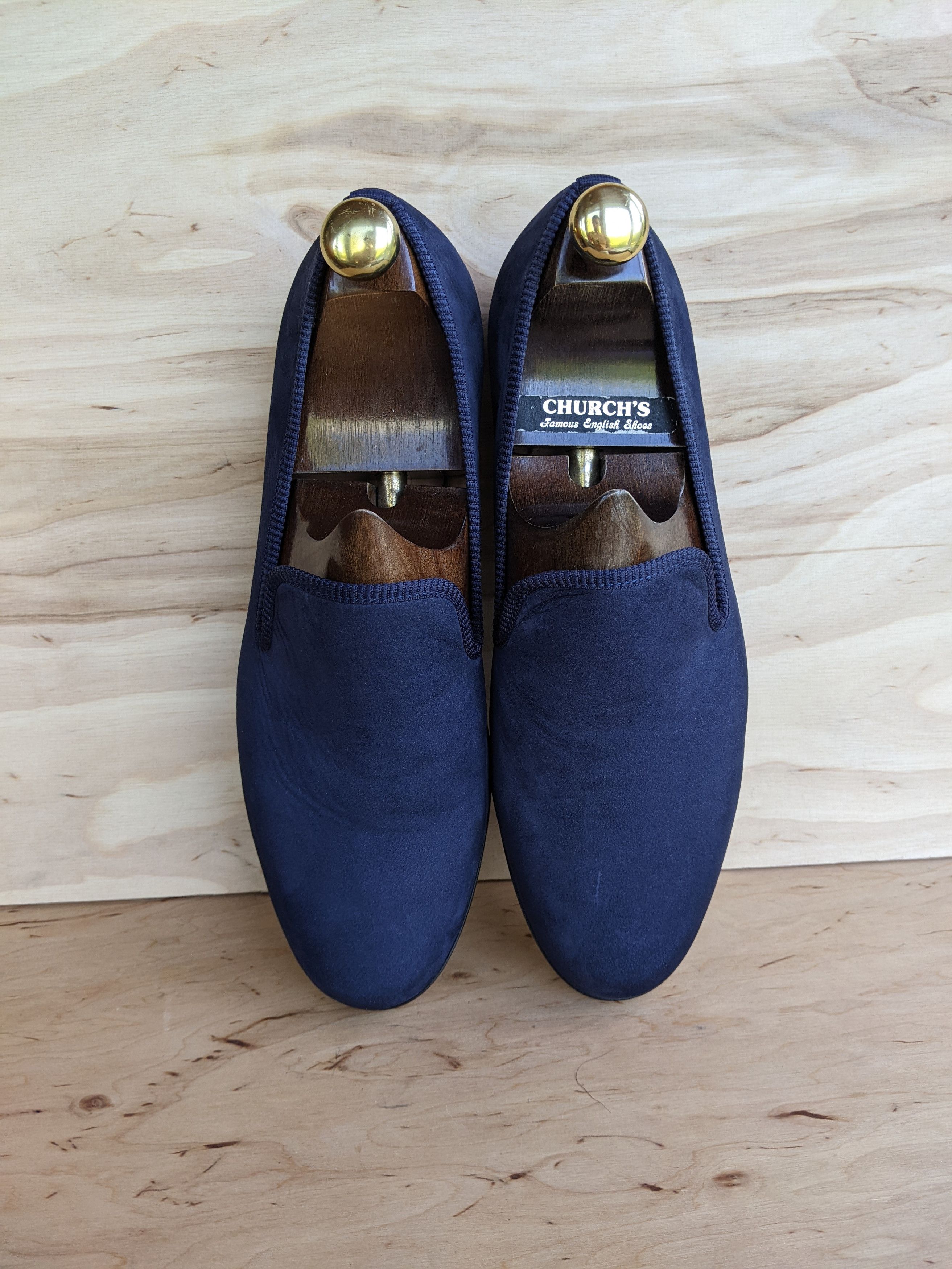 DUKE + DEXTER Duke + Dexter Bowler Loafer Blue Formal Shoes Churchs Prada Size US 11 / EU 44 - 12 Thumbnail