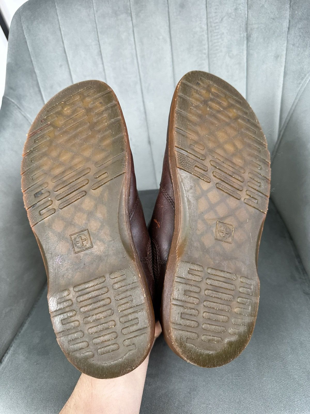 Dr. Martens × Vintage Dr. Martens Lyme Chelsea Boots Leather Men’s Brown 42 Size 9 Size US 9 / EU 42 - 21 Thumbnail