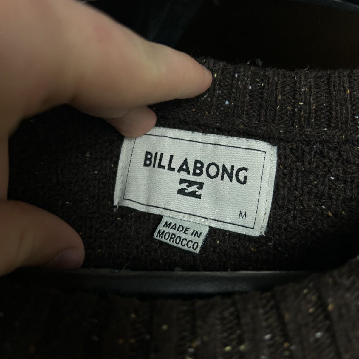 Billabong Mens Billabong small logo basic knitted sweater Size US M / EU 48-50 / 2 - 6 Thumbnail