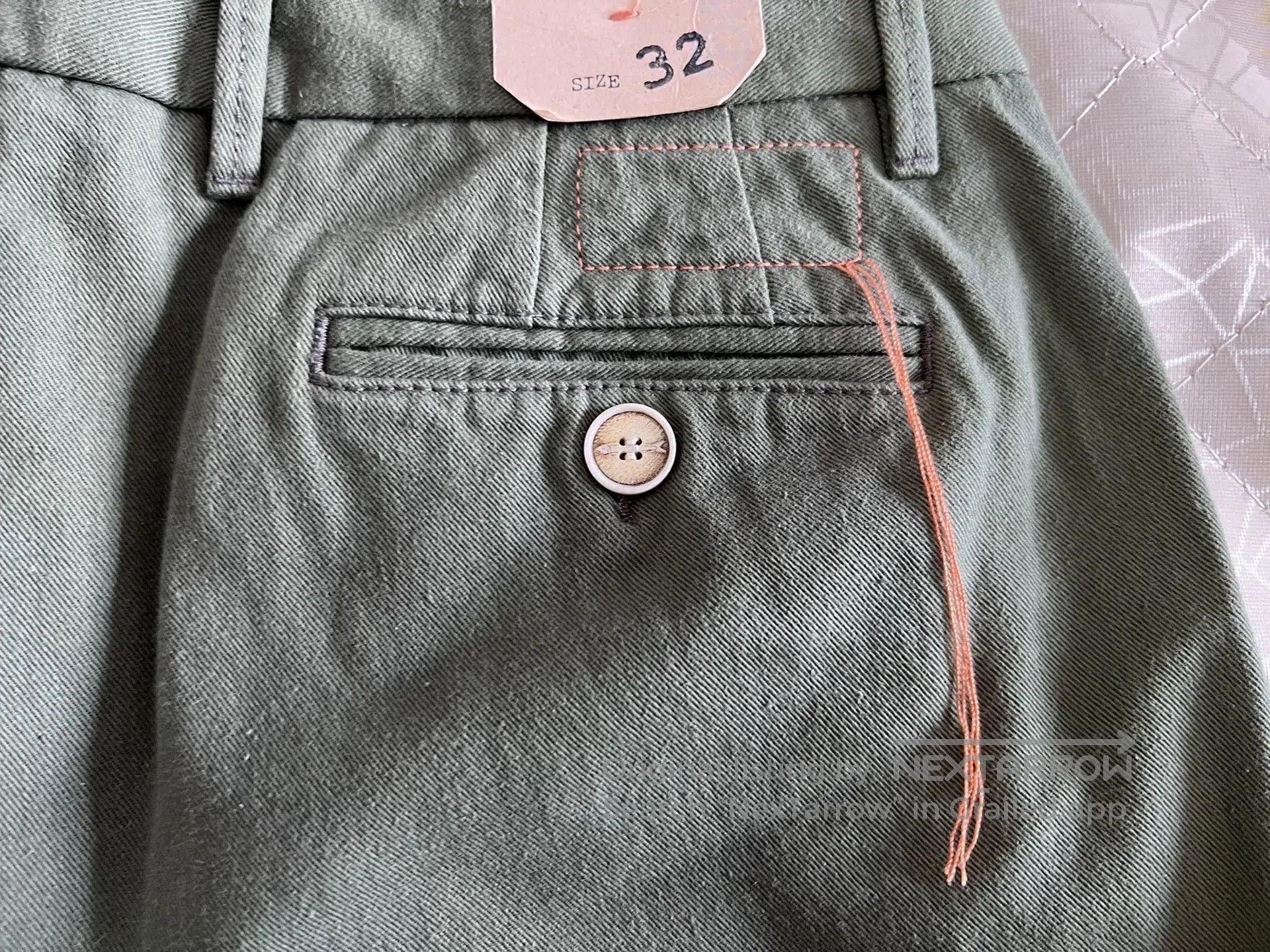 Fortela Fortela Pences Pleated Light Green Tapered Jeans. Size US 32 / EU 48 - 4 Thumbnail