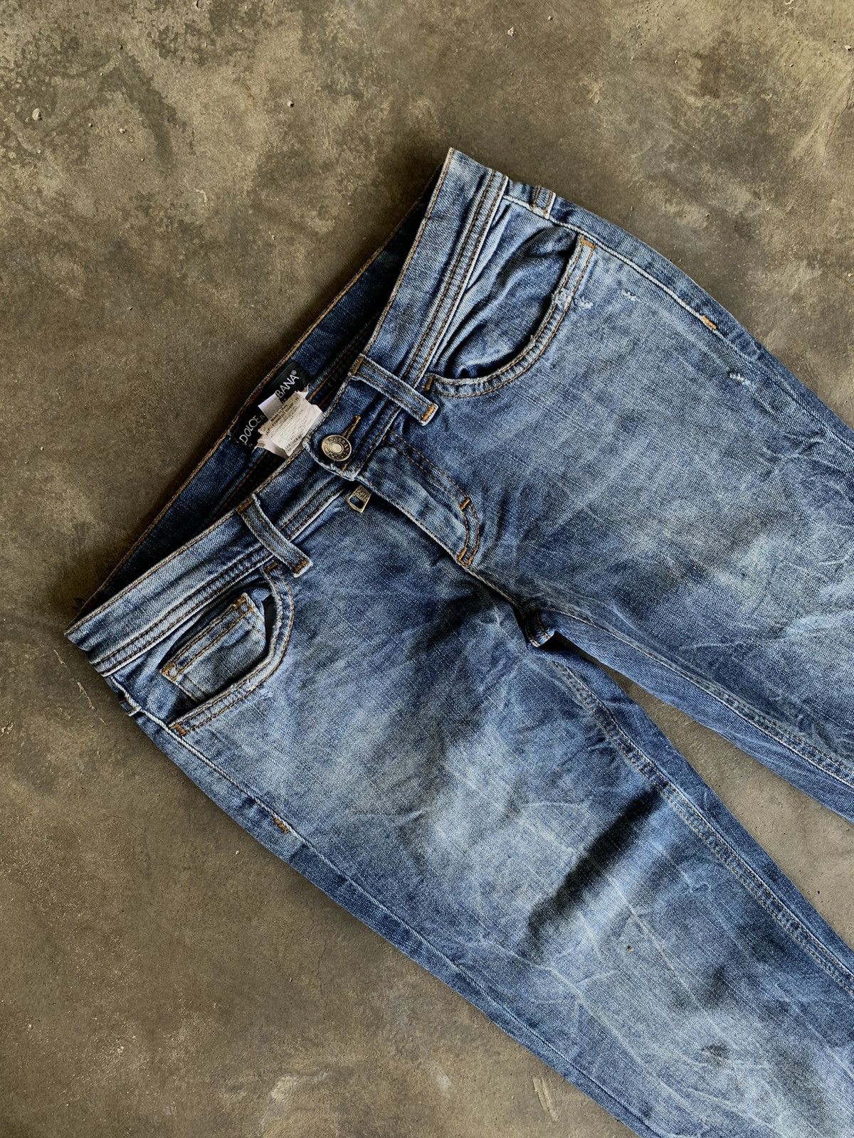 Dolce & Gabbana DOLCE GABBANA DENIM PANTS Size 27" / US 4 / IT 40 - 2 Thumbnail