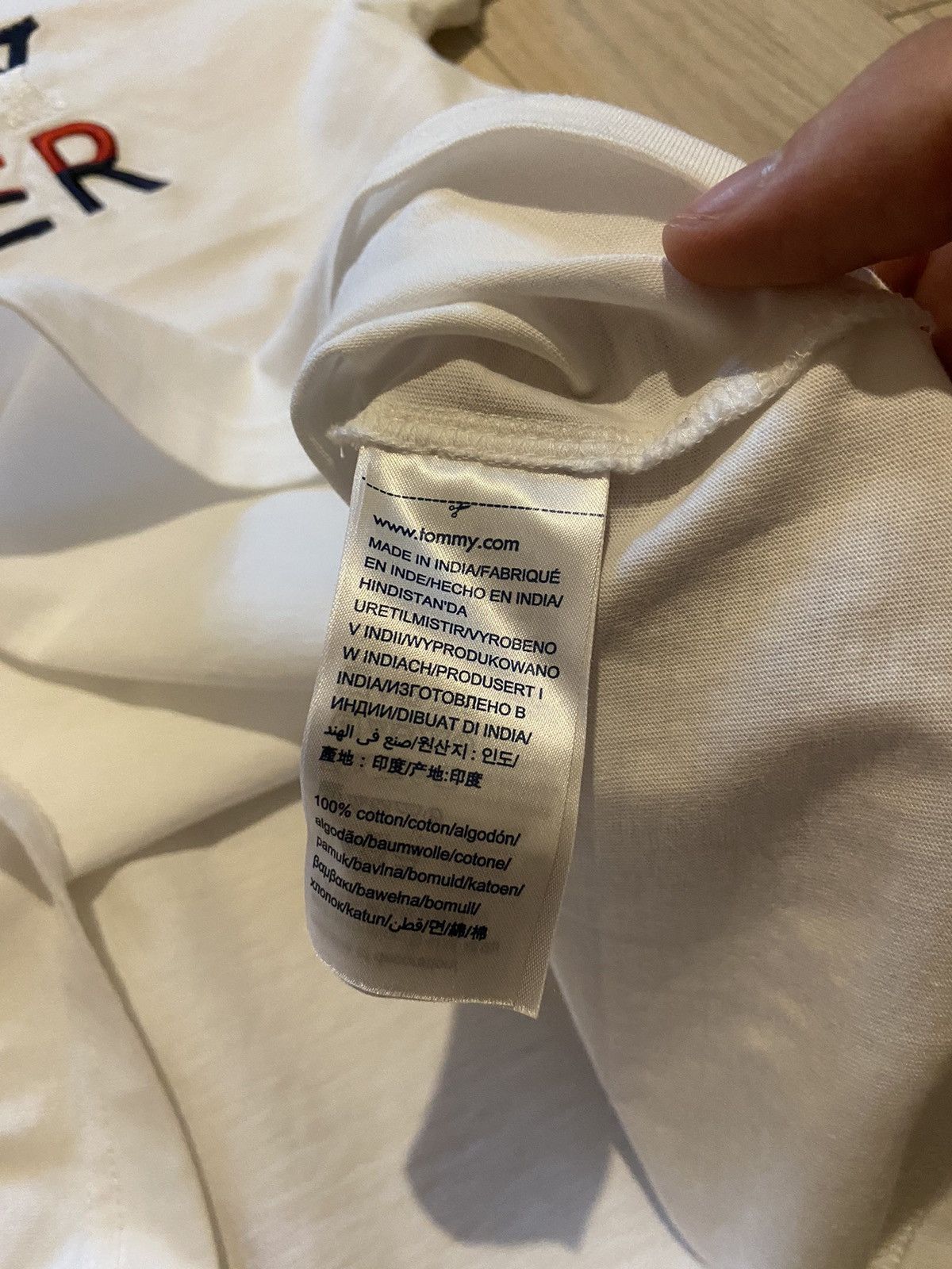 Tommy Hilfiger Tommy Hilfiger basic white logo print tee Size US M / EU 48-50 / 2 - 6 Thumbnail