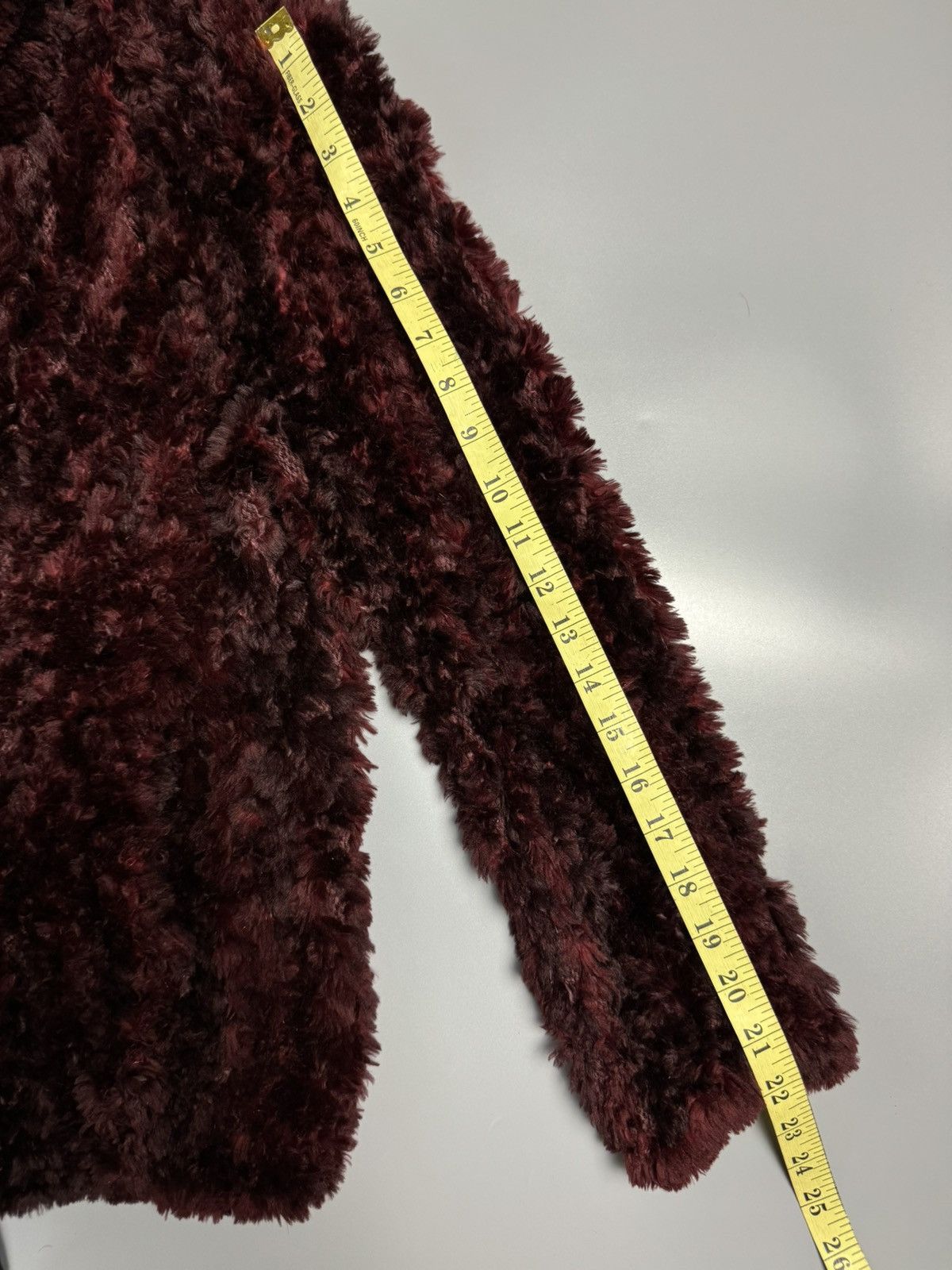 If Six Was Nine Paula Lishman Handmade Knit Fur Jacket Size M / US 6-8 / IT 42-44 - 16 Thumbnail