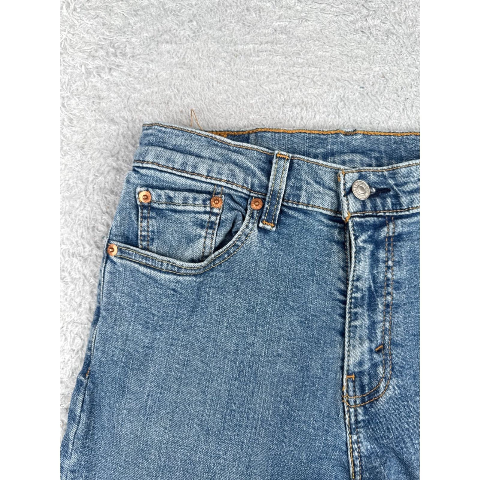 Levi's Levis Shorts Women 30 Blue Cut Off 511 Medium Wash Cotton Blend Zip Fly 27x9 Size 30" / US 8 / IT 44 - 4 Thumbnail