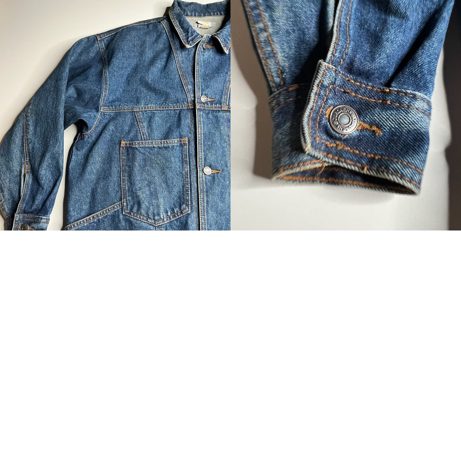 Jordache Vintage Jordache Denim Chore Jacket Mens L Blue 80s 90s Workwear Button Front Pocketed Classic Vintage Style Regular Fit Size US L / EU 52-54 / 3 - 8 Thumbnail