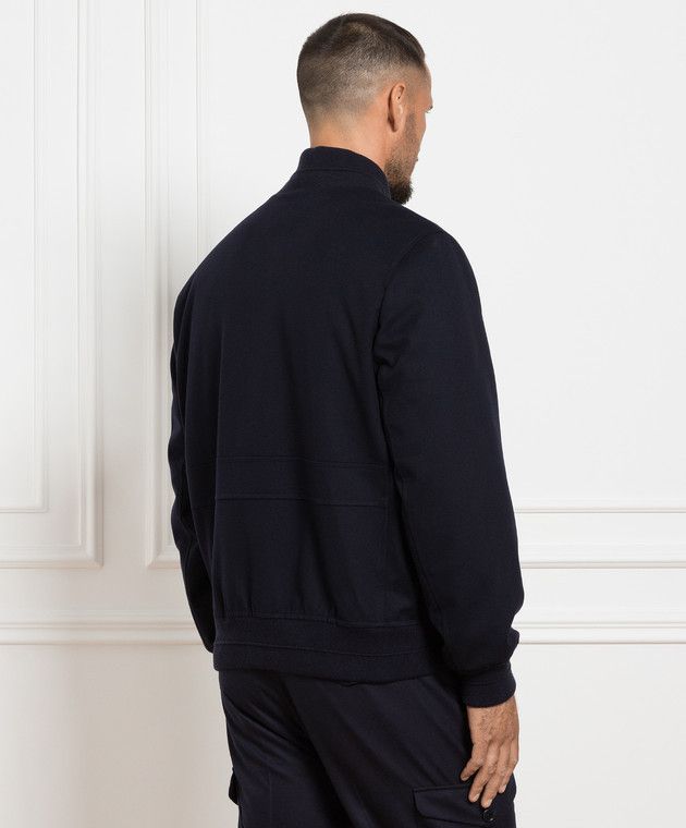 Brunello Cucinelli 0924 Wr Padded Jacket in Navy Size US L / EU 52-54 / 3 - 4 Thumbnail