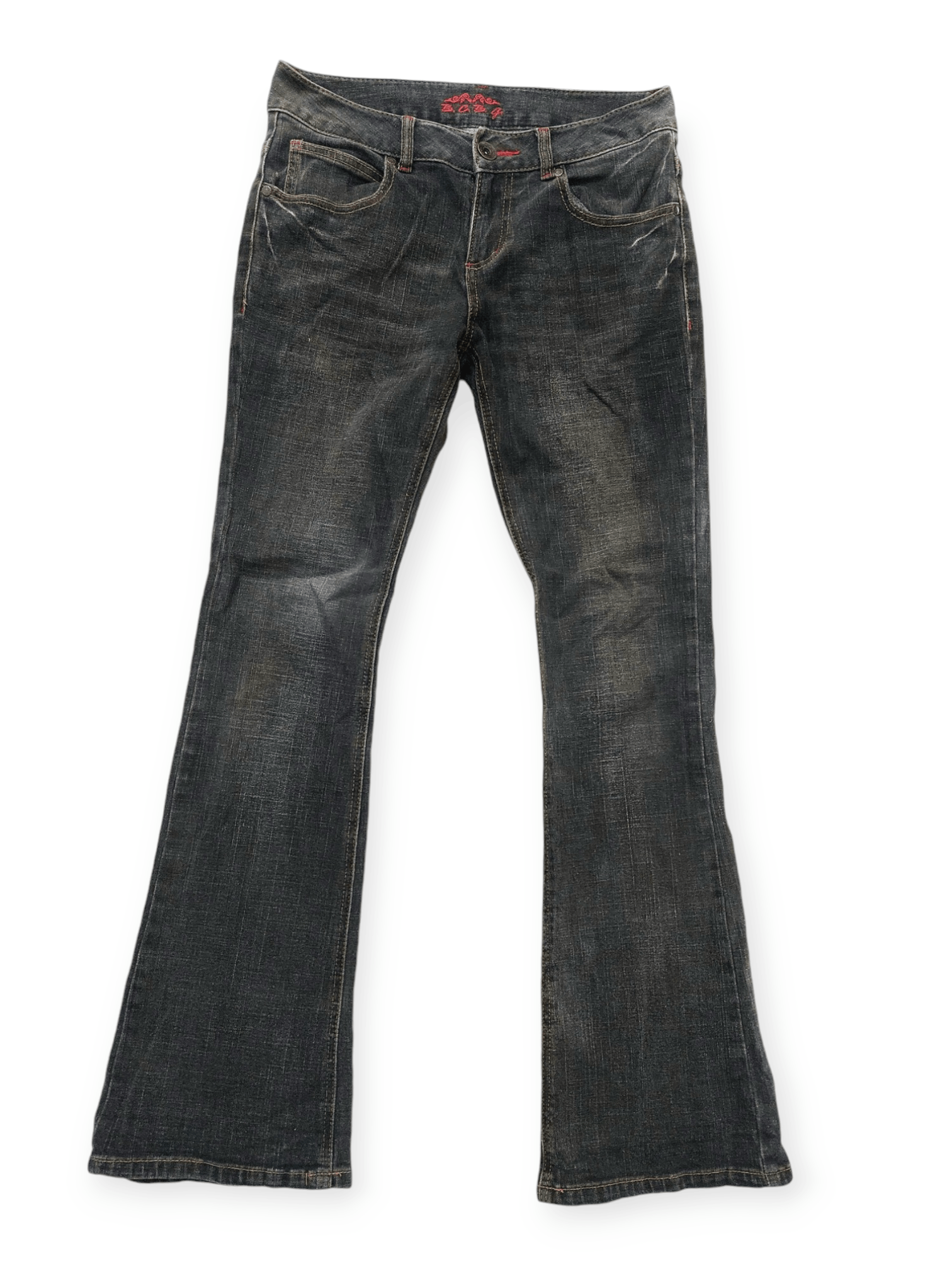 If Six Was Nine BCBG FLARE Denim Inspired by Tornado Mart Size US 30 / EU 46 - 18 Thumbnail