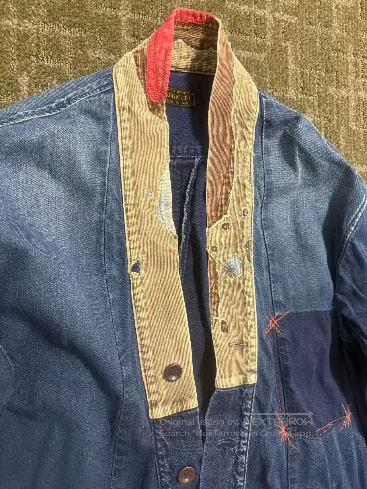 Kapital KAPITAL Blue Dyed Denim Kimono Robe. Size US XL / EU 56 / 4 - 4 Thumbnail