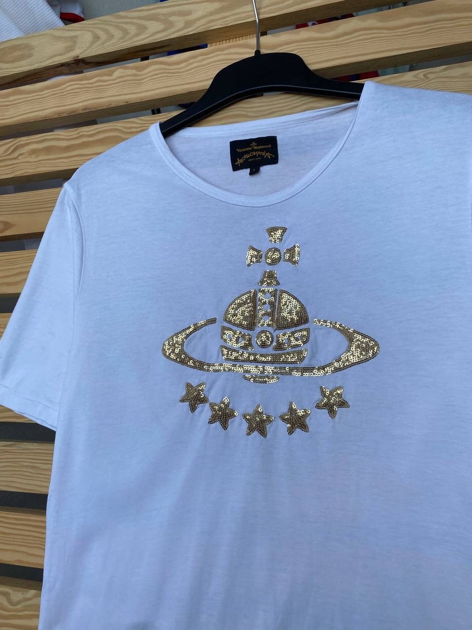 Vivienne Westwood 🔥 Vivienne Westwood Anglomania Bottle Tee Embossed ORB Shirt Size L / US 10 / IT 46 - 3 Thumbnail