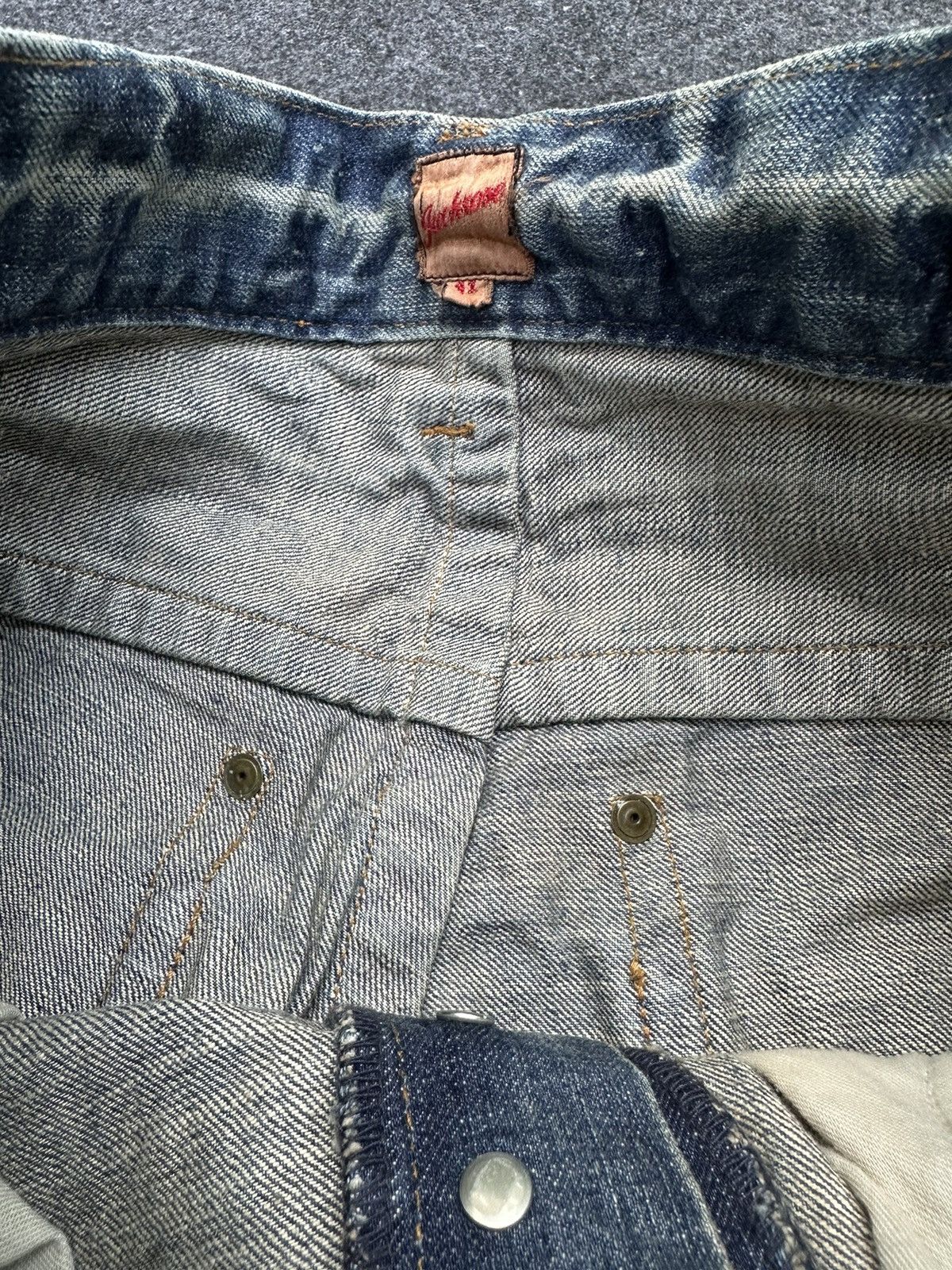 JACKROSE 90s Jackrose by Sanko.Co Flare Distressed Denim 31x33 D18 Size US 31 - 11 Thumbnail