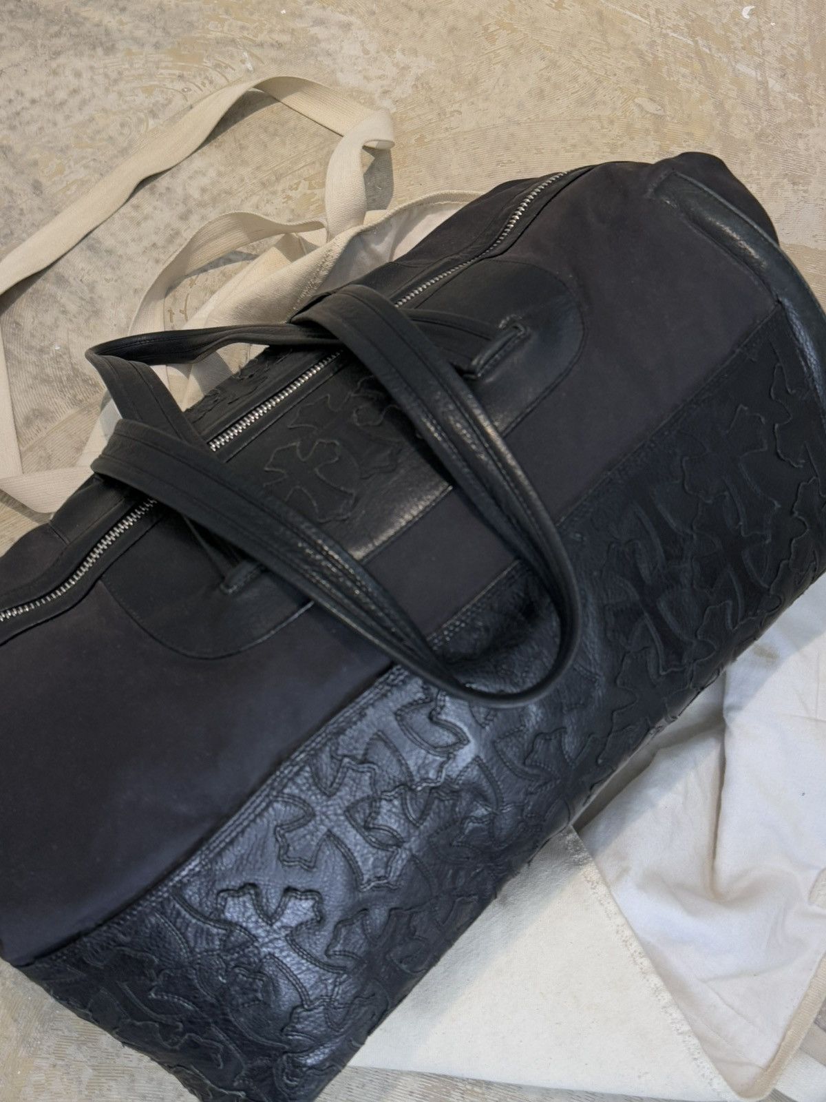 Chrome Hearts Chrome Hearts Flooded Large Weekender Duffle bag patches Size ONE SIZE - 1 Thumbnail