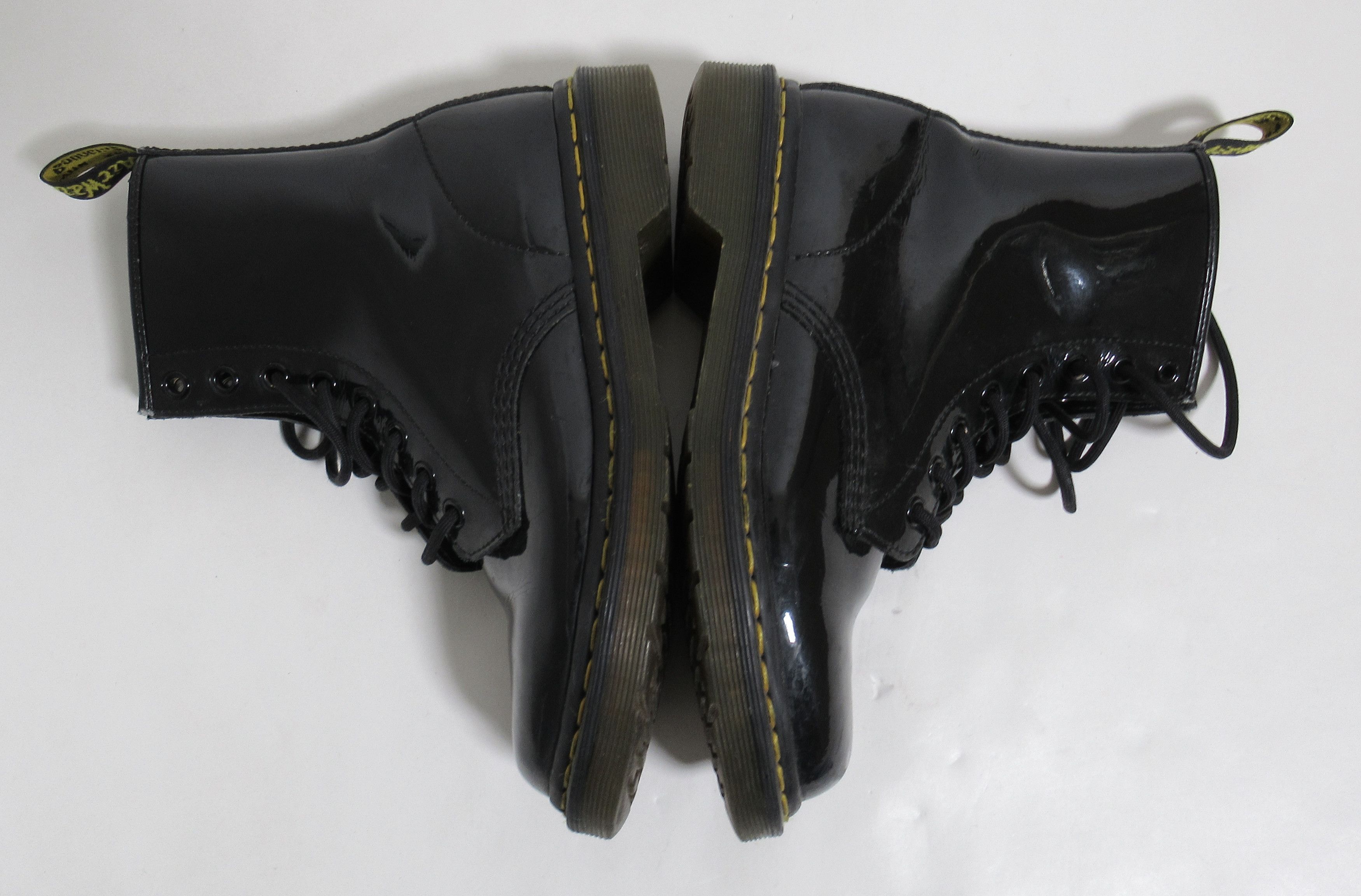 Dr. Martens Dr Martens Women's 1460 Patent Leather Boots Black Lamper Size US 6 / IT 36 - 9 Thumbnail
