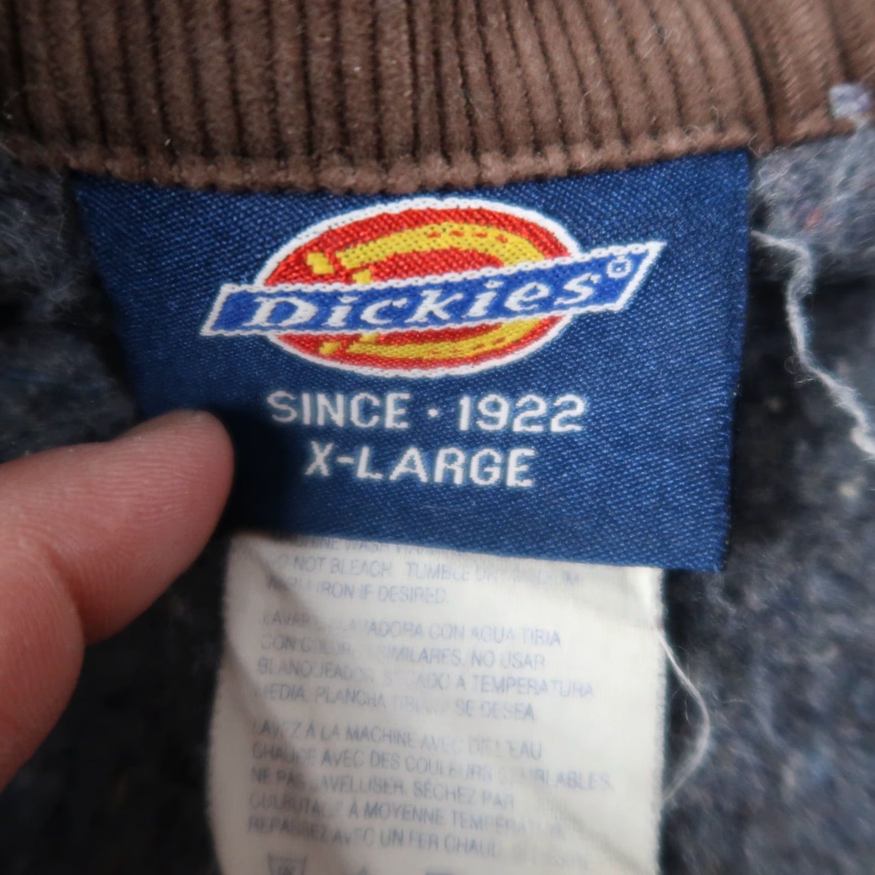 Dickies VINTAGE 90s Dickies Khaki Canvas Detroit Style Jacket Blanket Lined Mens XL Size US XL / EU 56 / 4 - 5 Thumbnail