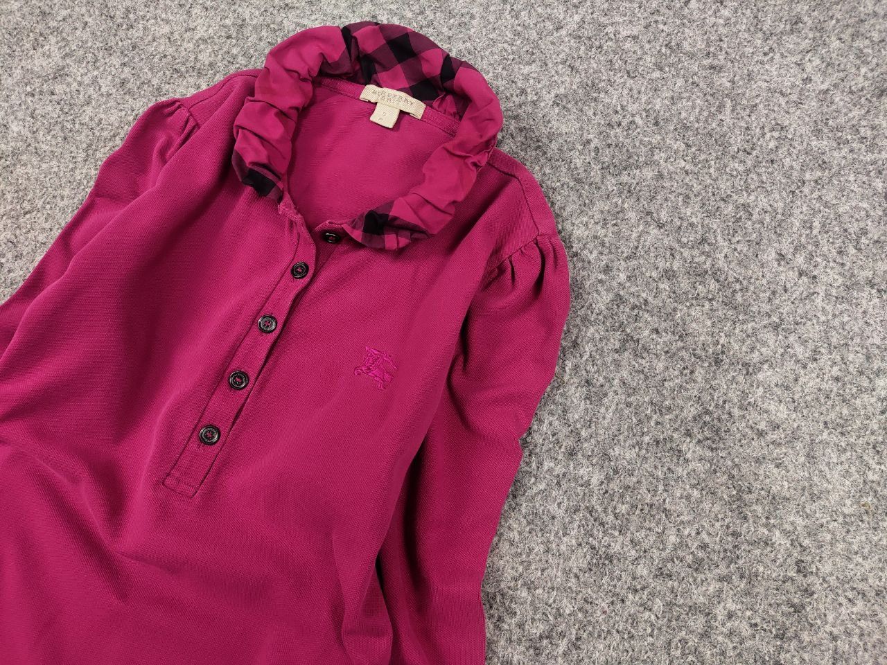 Burberry Burberry Brit light pink nova check Women Polo Long Sleeve Size S / US 4 / IT 40 - 4 Thumbnail