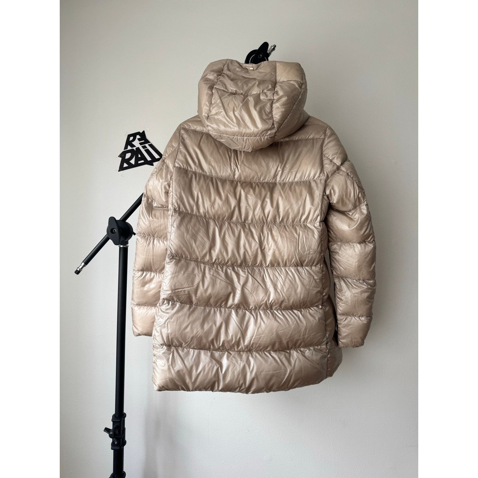 Herno Herno Hooded Down Jacket Beige Luxury Size M / US 6-8 / IT 42-44 - 3 Thumbnail