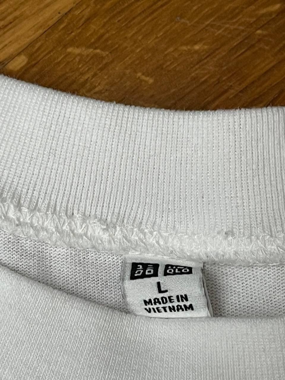 Designer Y2K Uniqlo oversized basic white tee Size US L / EU 52-54 / 3 - 4 Thumbnail