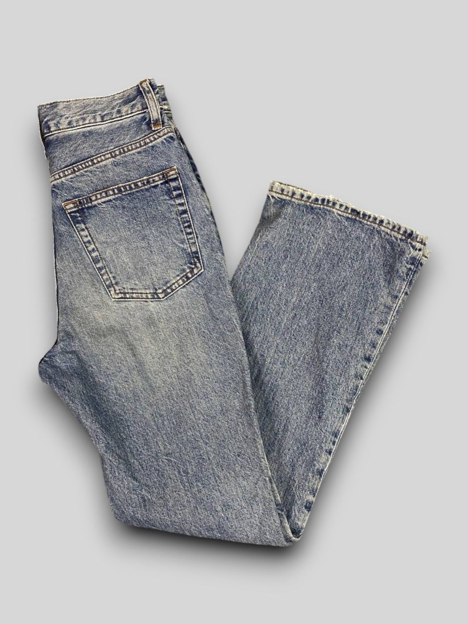 Japanese Brand GU japanese brand bootcut flare distressed denim Size US 28 / EU 44 - 1 Thumbnail