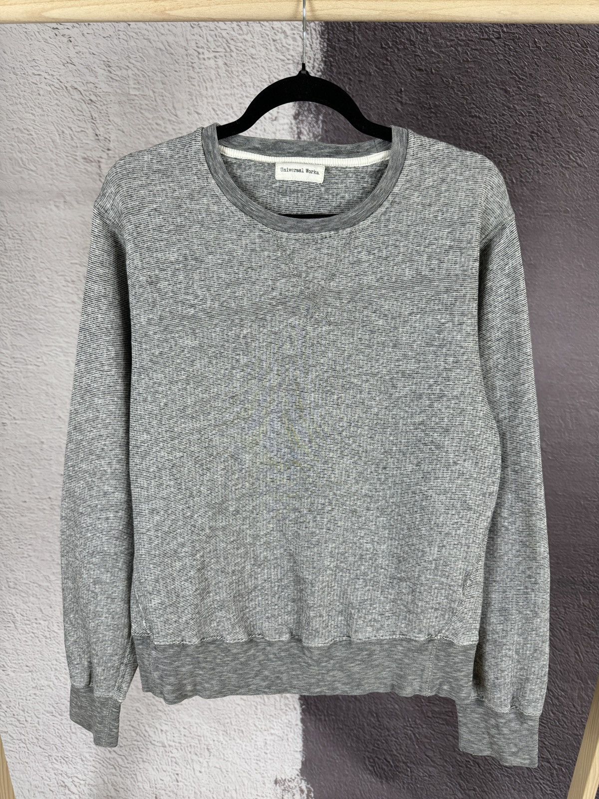 Universal Works Universal Works vintage grey basic crewneck sweatshirt Size US M / EU 48-50 / 2 - 2 Thumbnail