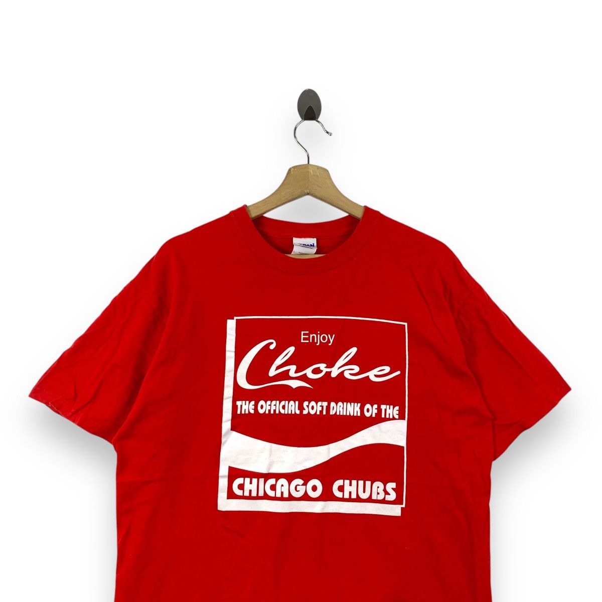 MLB MLB CHICAGO CUBS Choke Coke Parody Baseball Tee Shirt Size US L / EU 52-54 / 3 - 2 Thumbnail