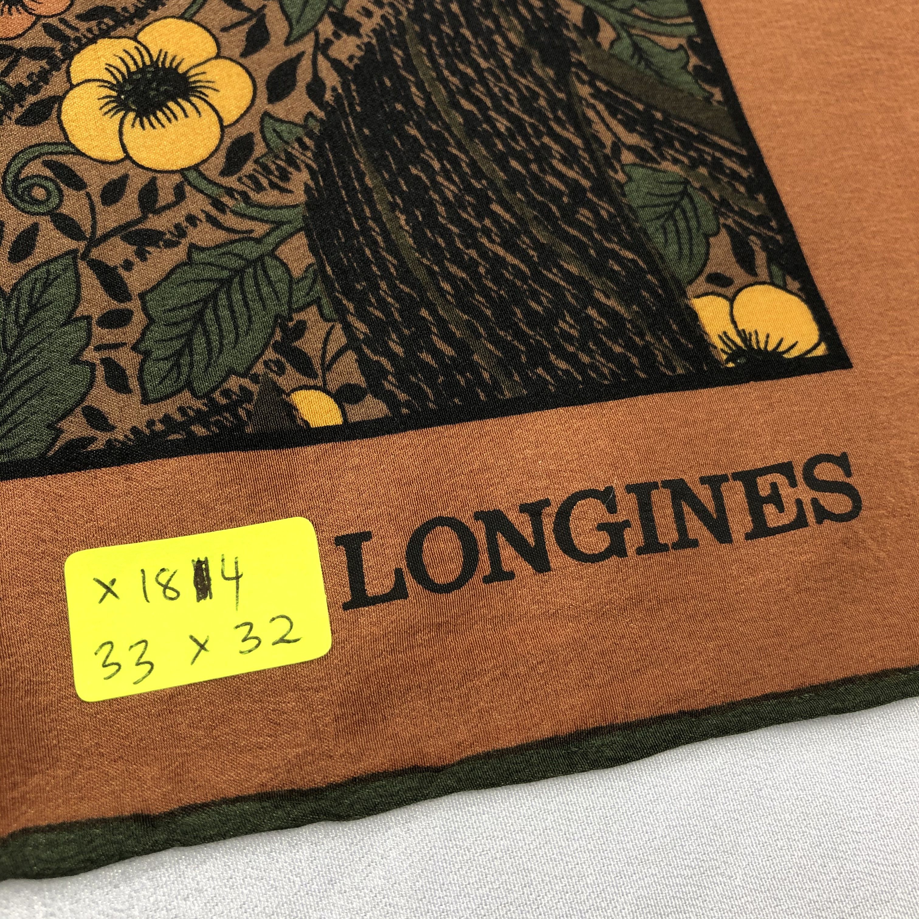 Longines Vintage Longines Silk Scarf Size ONE SIZE - 7 Thumbnail