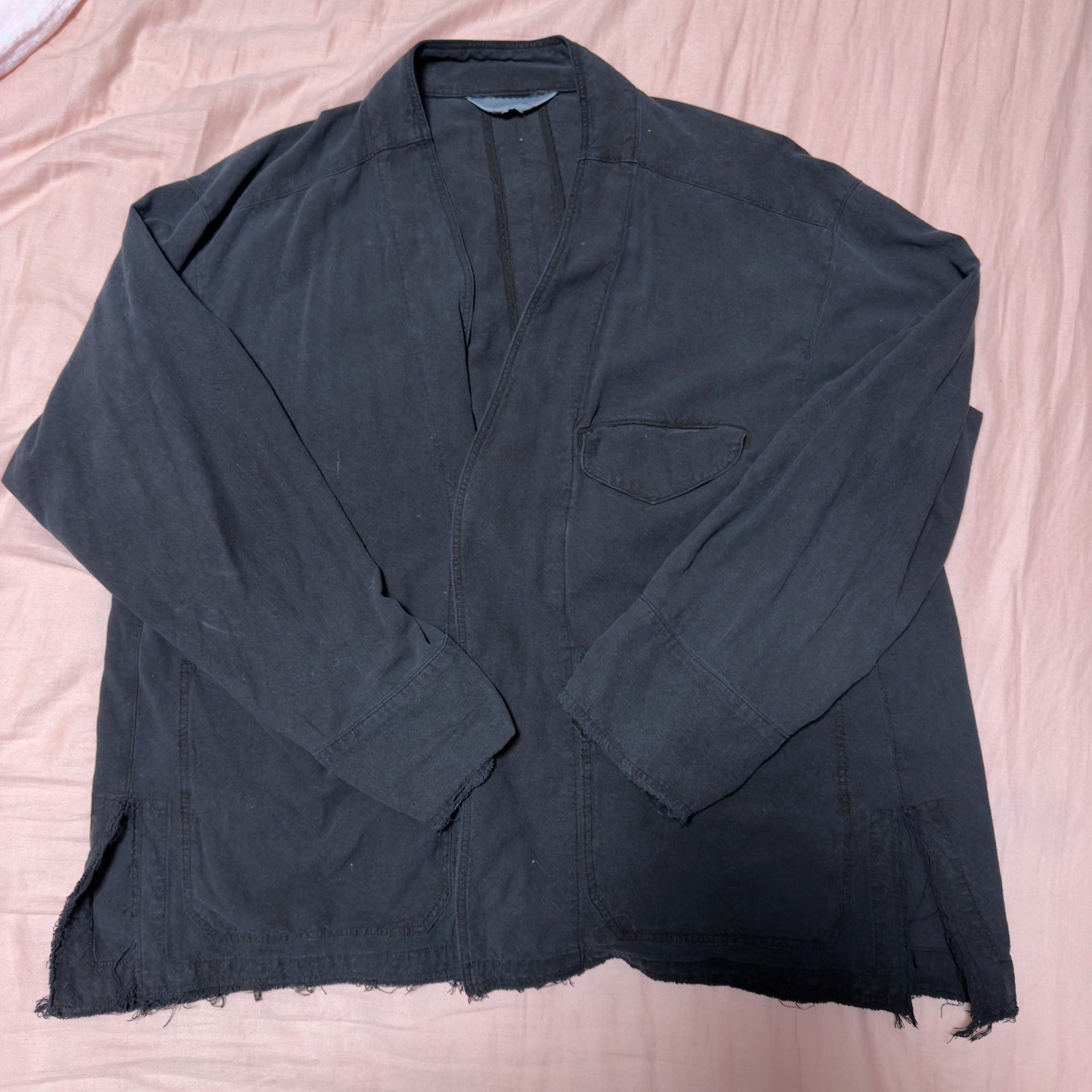ANACHRONORM ANCELLM Distressed Cardigan Jacket Size US S / EU 44-46 / 1 - 1 Thumbnail