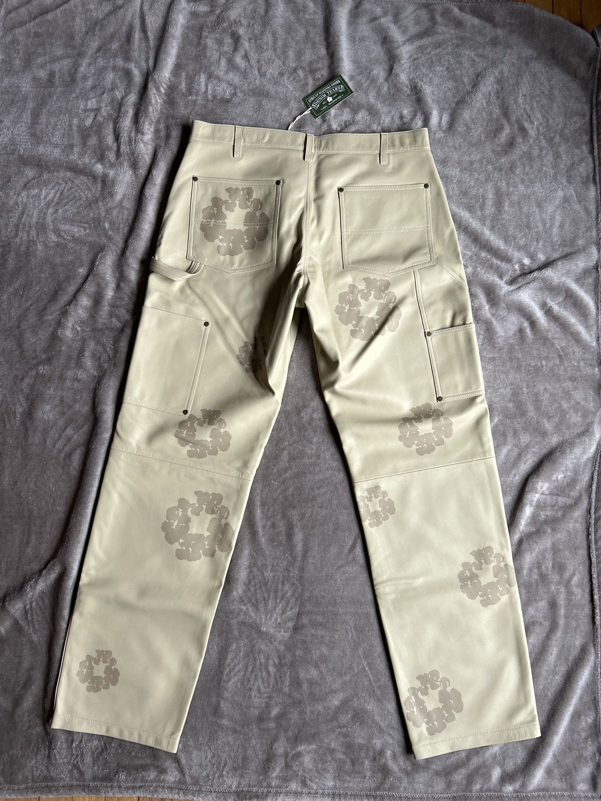 DENIM TEARS Denim Tears Cotton Wreath Leather Pants Size US 36 / EU 52 - 3 Thumbnail