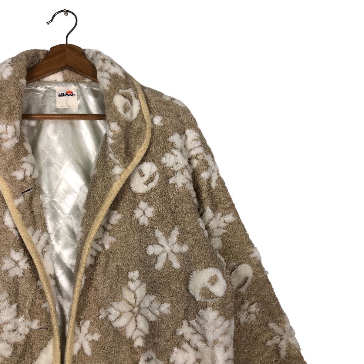 Japanese Brand Vintage Fleece Jacket Ellesse Overprint Design Issey Miyake Size US M / EU 48-50 / 2 - 6 Thumbnail