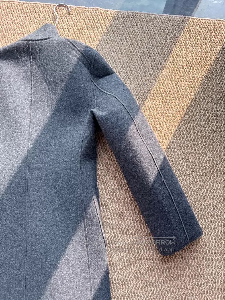 Comme des Garcons Comme Des Garcons Dark gray wool stand collar coat Size S / US 4 / IT 40 - 8 Thumbnail