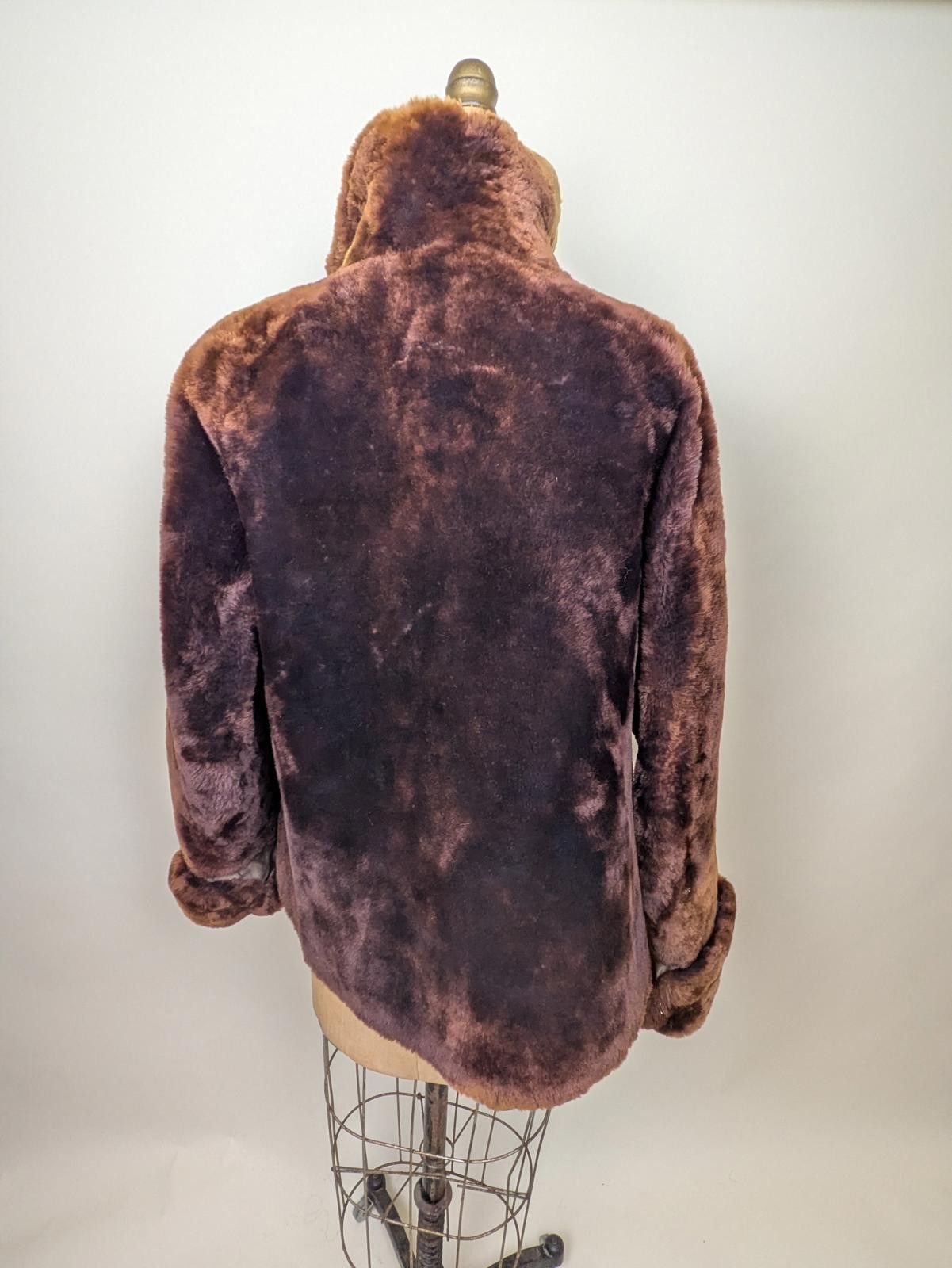 Other 1960's mouton lambs fur jacket Size M / US 6-8 / IT 42-44 - 3 Thumbnail