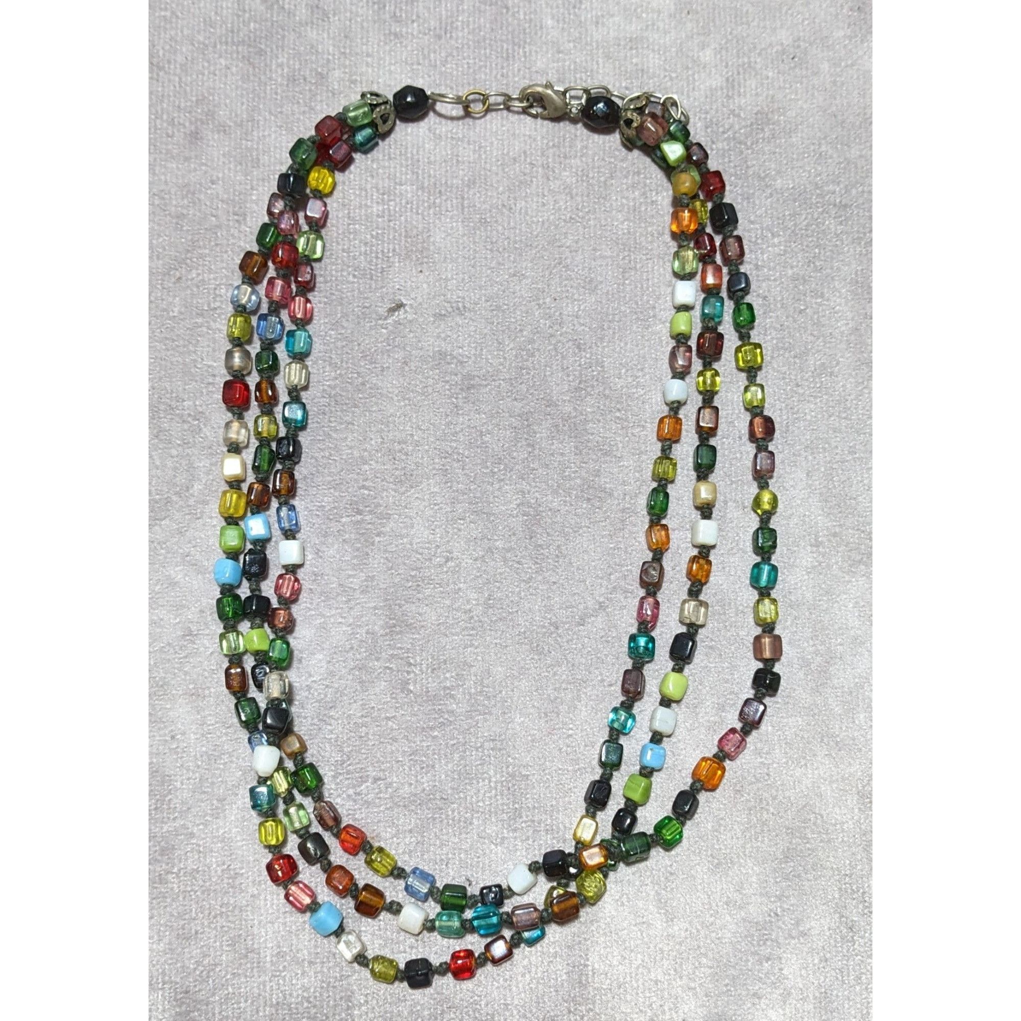 Other Rainbow Multilayer Glass Necklace Size ONE SIZE - 9 Thumbnail