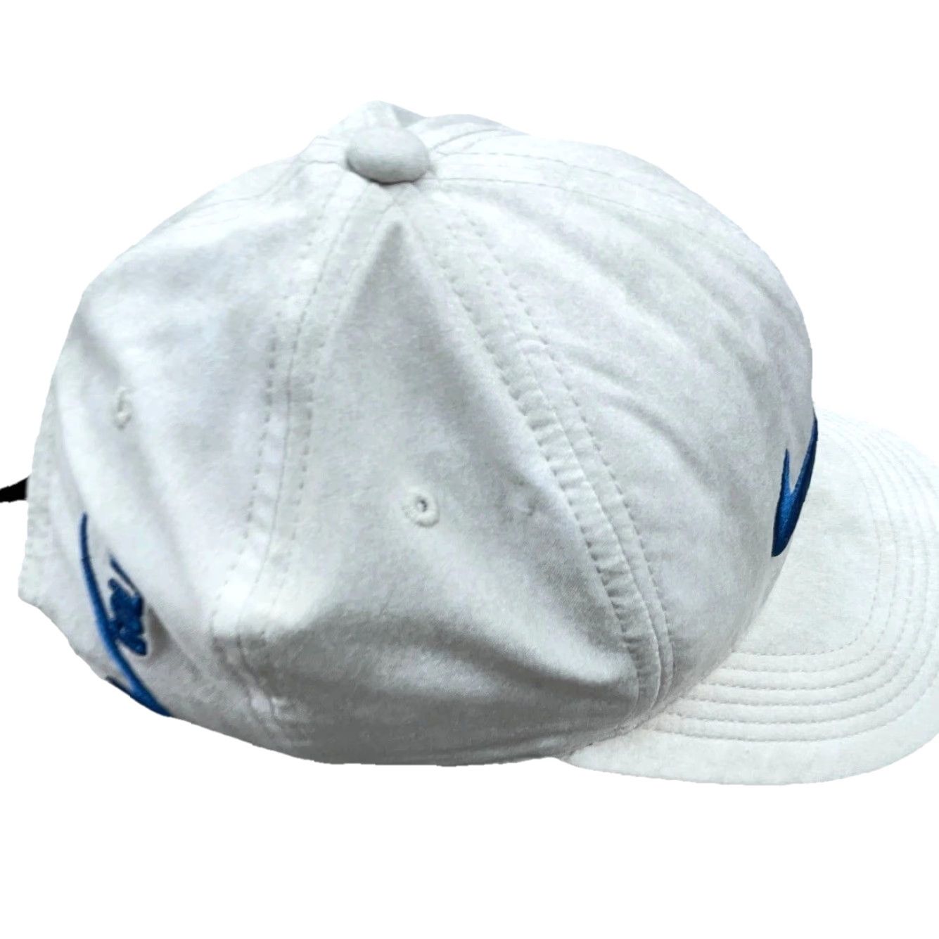 Nike Nike Hat Cap Gray Strap Back Center Swoosh Dri Fit Golf Featherlight Adjustable Mens Baseball Cap Size ONE SIZE - 5 Thumbnail