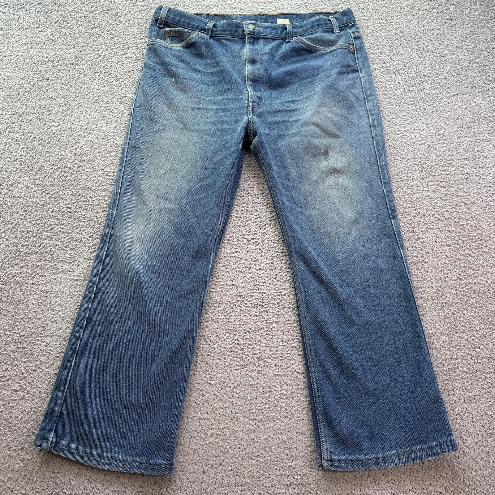 Levi's Levis 517 Bootcut Jeans Mens 40x29 Blue Distressed Faded Y2K Size US 40 / EU 56 - 1 Thumbnail
