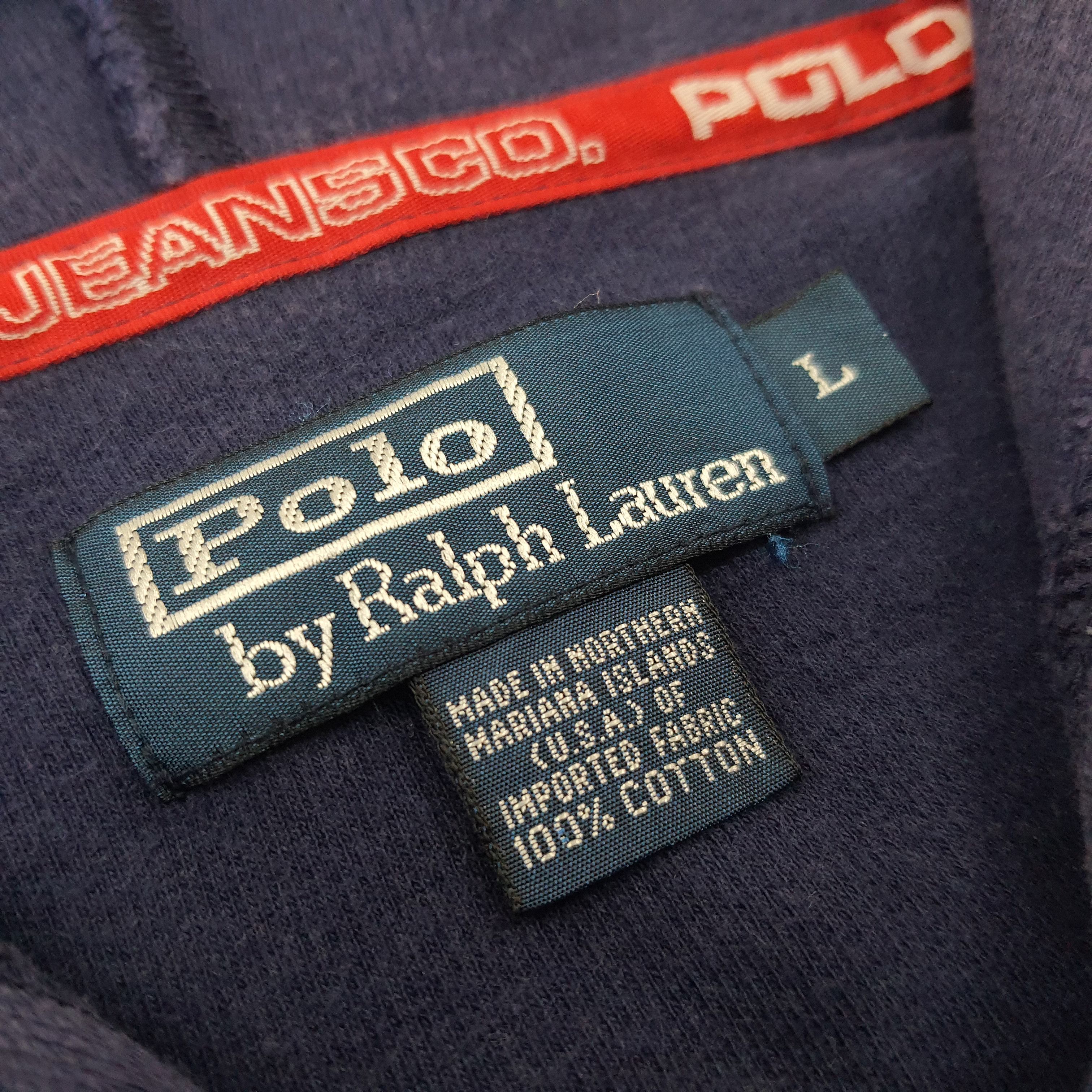 Polo Ralph Lauren Vintage POLO by Ralph Lauren Zipper Hoodies C253N18 Size US L / EU 52-54 / 3 - 4 Thumbnail