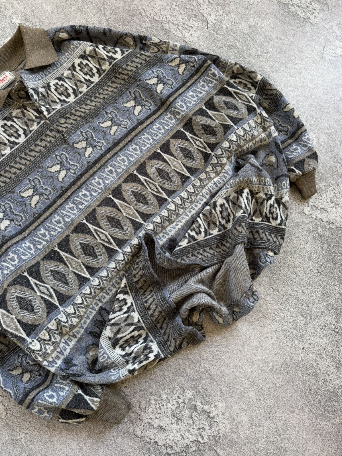 Designer × Vintage Eagle force XL Aztec sweatshirt polo long sleeve rugby Size US XL / EU 56 / 4 - 3 Thumbnail