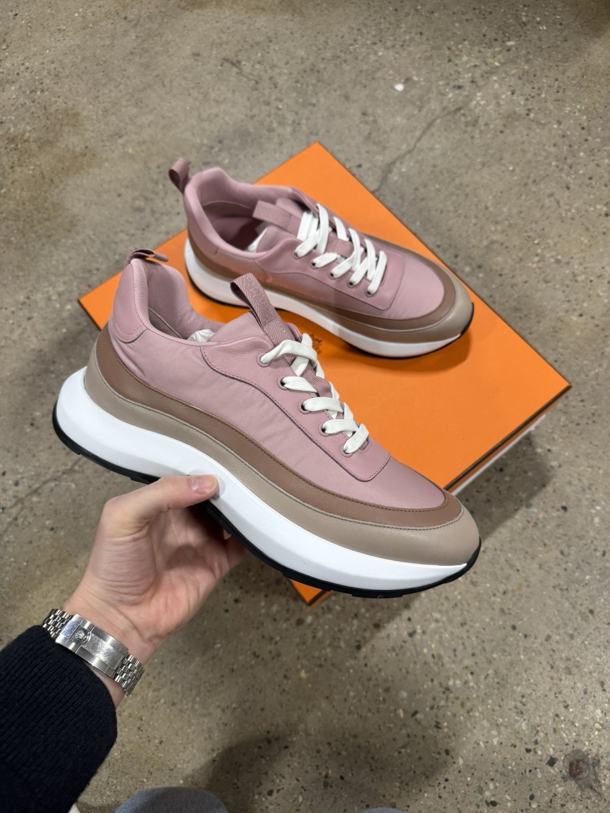 Hermes Hermes Gramme Runner Sneaker NEW 1250$ Size US 10.5 / EU 43-44 - 1 Thumbnail