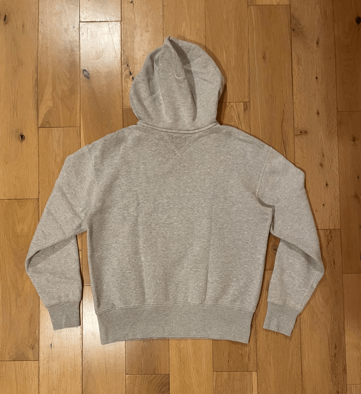 The Real McCoy's Hoodie Stencil Print Grey Medium