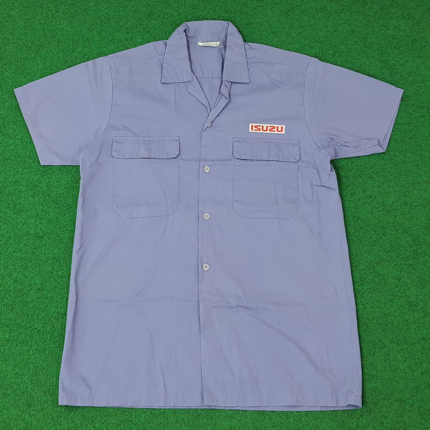 Japanese Brand Vintage Isuzu Japan Tech Brand Button Up Work Shirt C223N22 Size US M / EU 48-50 / 2 - 1 Thumbnail