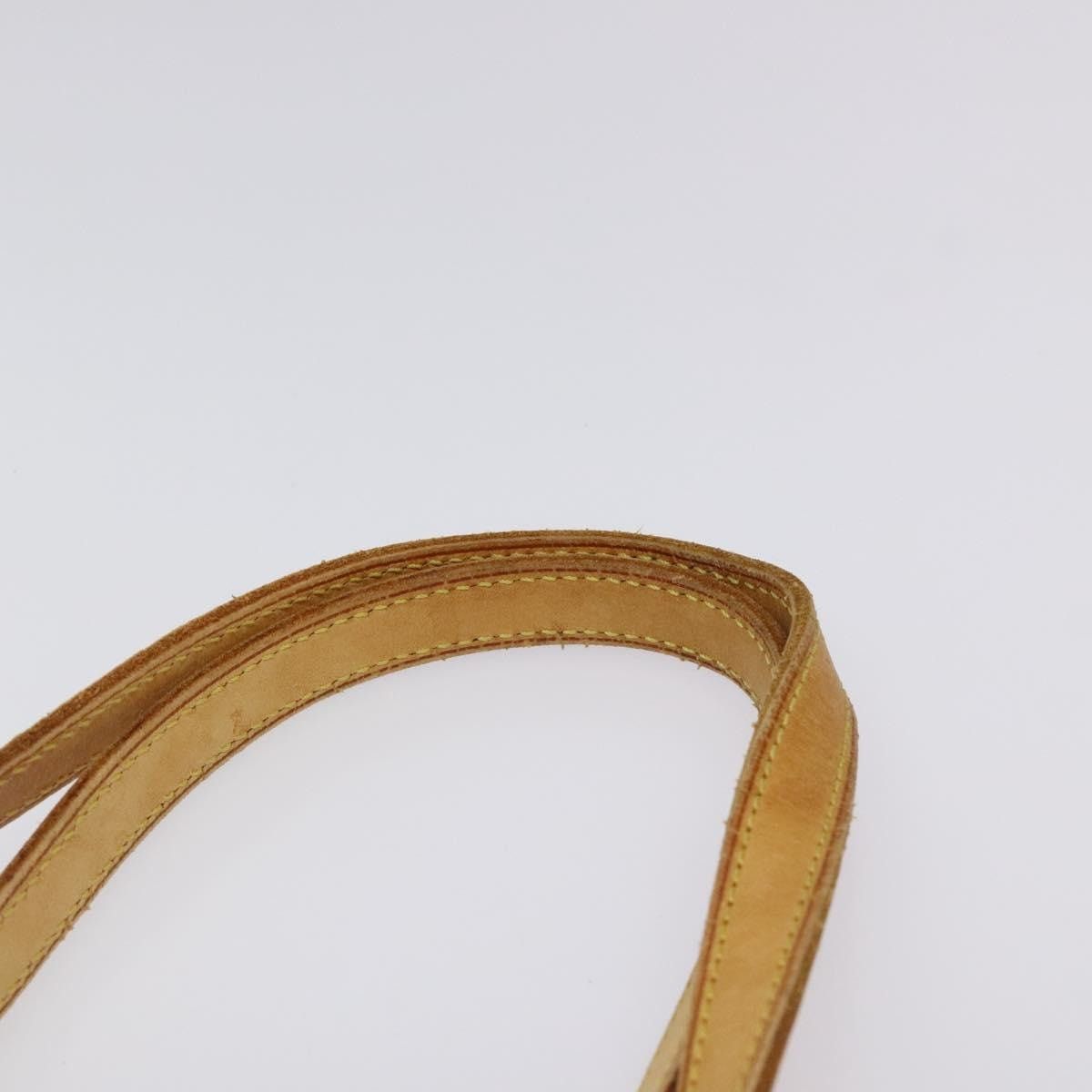 Louis Vuitton LOUIS VUITTON Nomad Leather Bucket PM Shoulder Bag Beige Size ONE SIZE - 8 Thumbnail