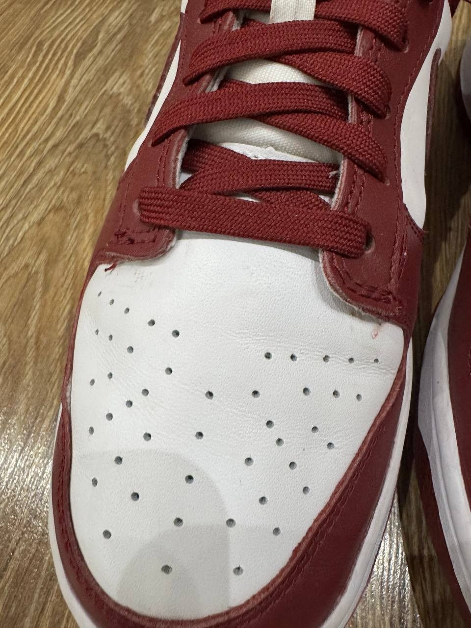 Nike Nike Dunk Low Retro Team Red Size US 7.5 / EU 40-41 - 5 Thumbnail