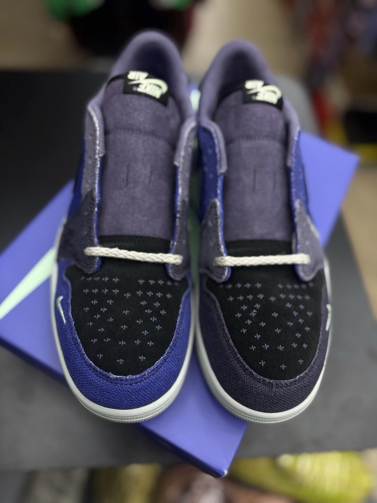 Jordan Brand Size 12 Air Jordan 1 Low OG Zion Williamson Voodoo Alternate Size US 12 / EU 45 - 11 Thumbnail