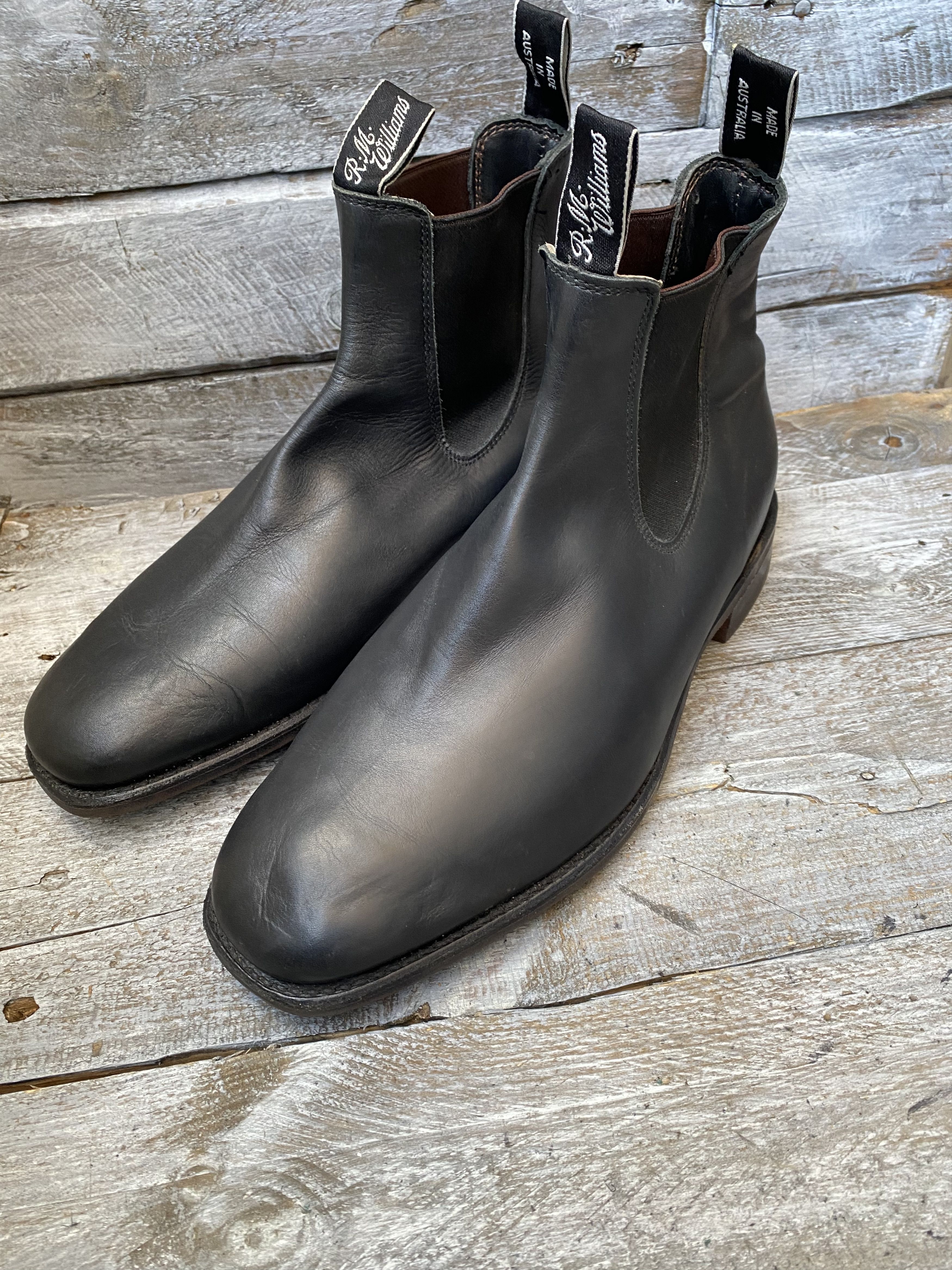 R.M. Williams Rm williams crafmanship chelsea black leather boots sz 43 Size US 10 / EU 43 - 1 Thumbnail