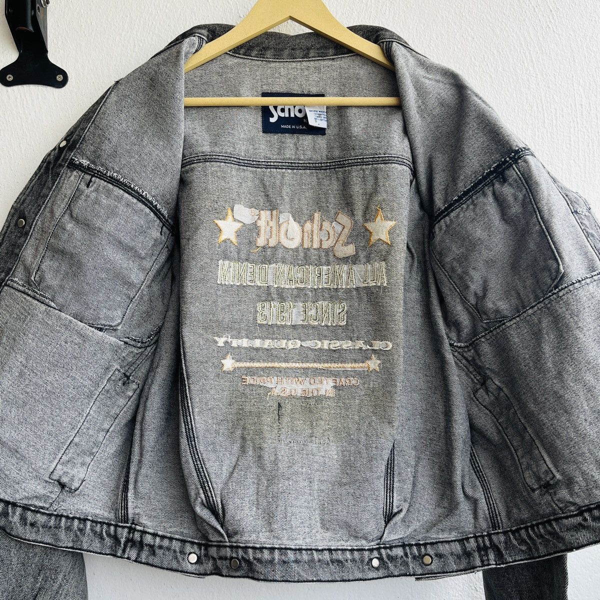 Def Leppard RARE VINTAGE SCHOTT X DEF LEPPARD DENIM TRUCKER JACKET 1979 Size US M / EU 48-50 / 2 - 17 Thumbnail