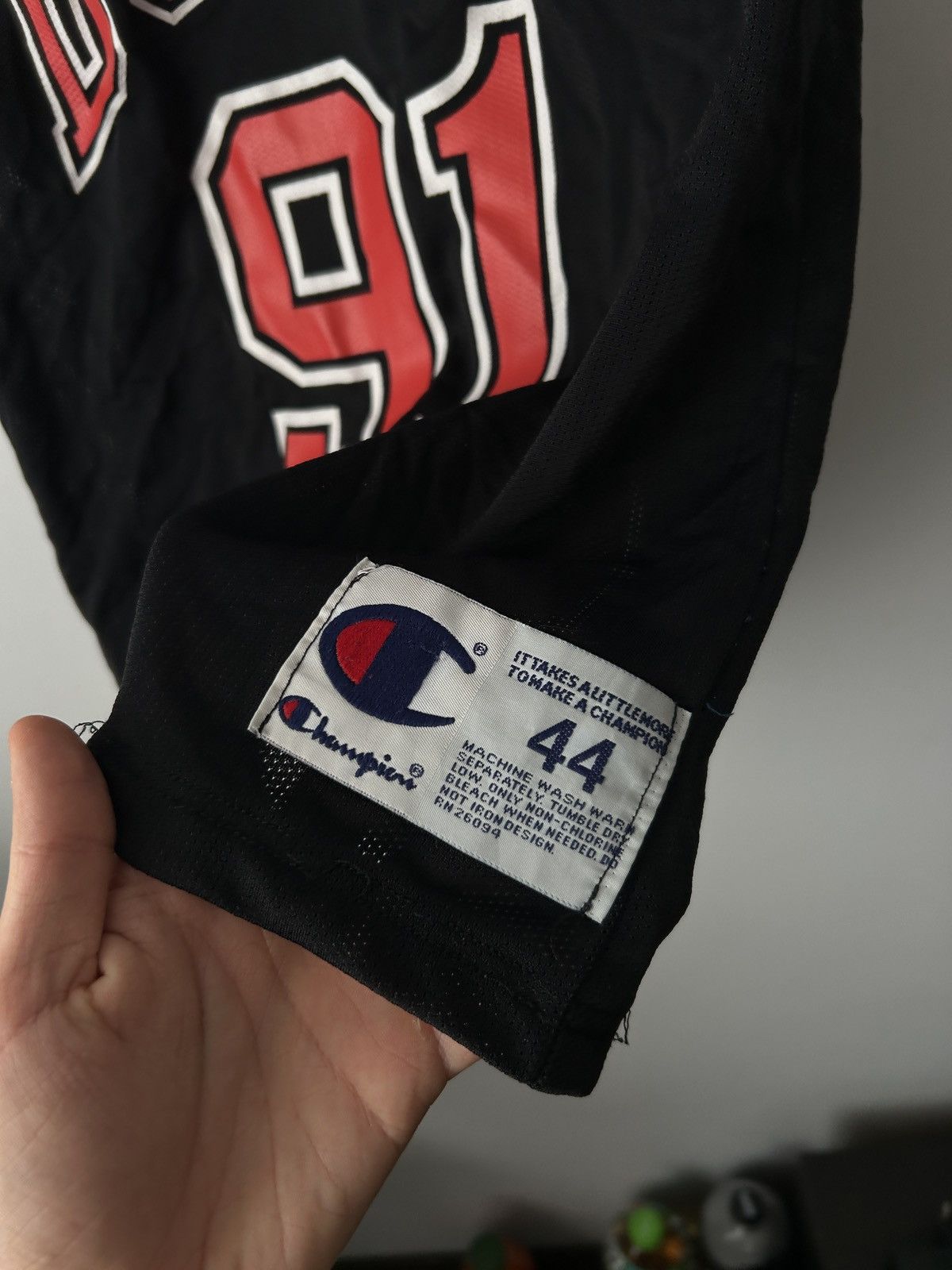 Champion × Vintage Rodman 91 vintage champion jersey Chicago bulls nba Size US M / EU 48-50 / 2 - 4 Thumbnail
