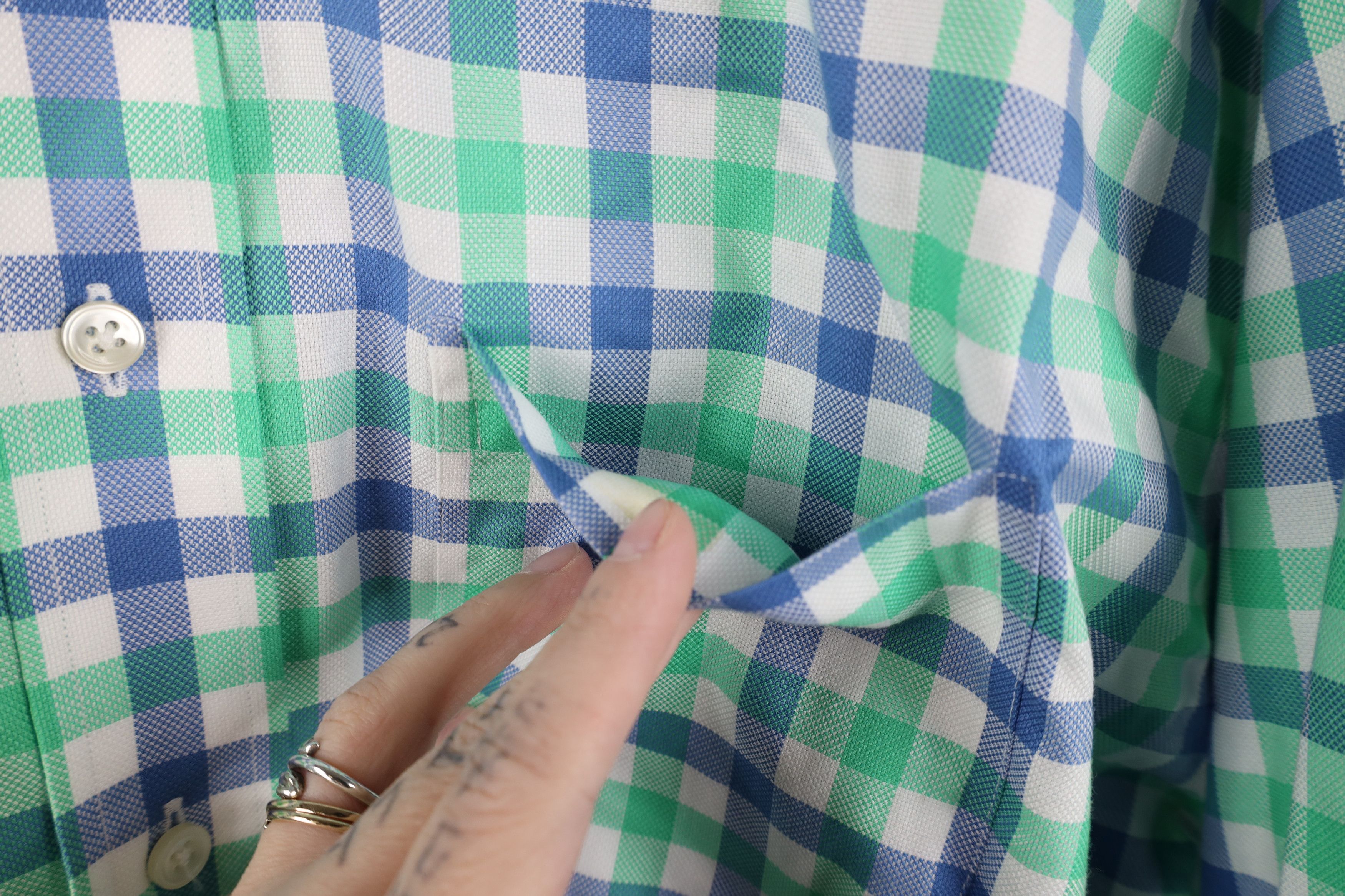 Allen Edmonds Allen Edmonds Free Single Needle Tailored Button Down Shirt Size US L / EU 52-54 / 3 - 6 Thumbnail