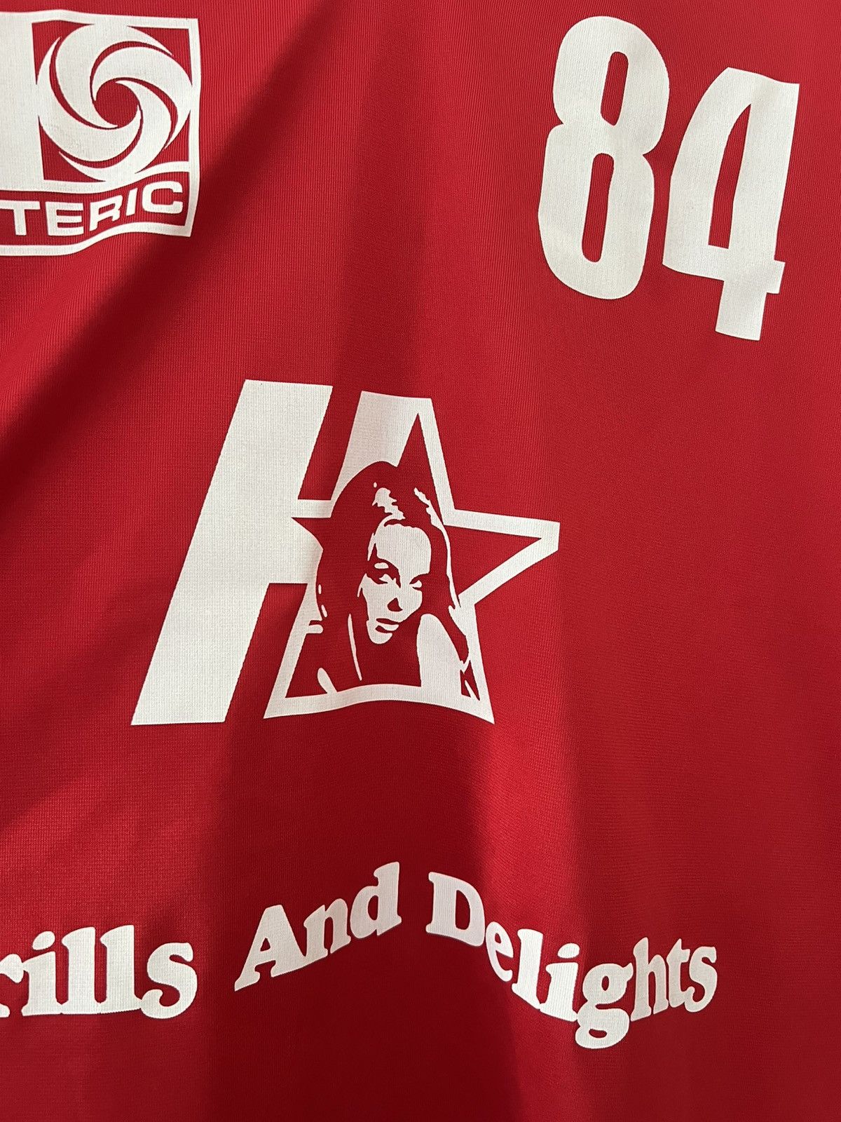Hysteric Glamour Red Soccer Jersey Size US M / EU 48-50 / 2 - 5 Thumbnail