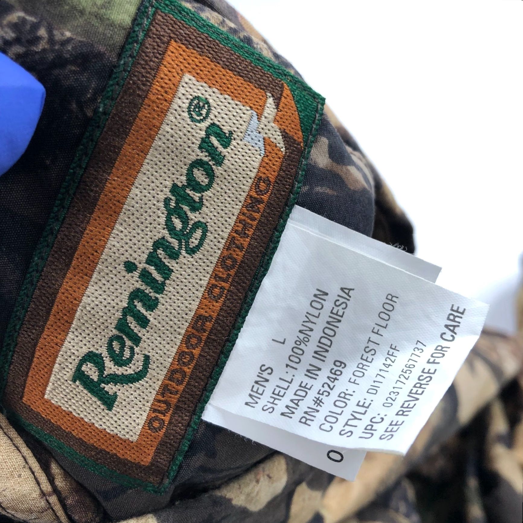 Vintage Remington Camouflage Camp Hiking Fishing Trek Trail Button Up Shirt Long Sleeve Vent Size US L / EU 52-54 / 3 - 8 Thumbnail