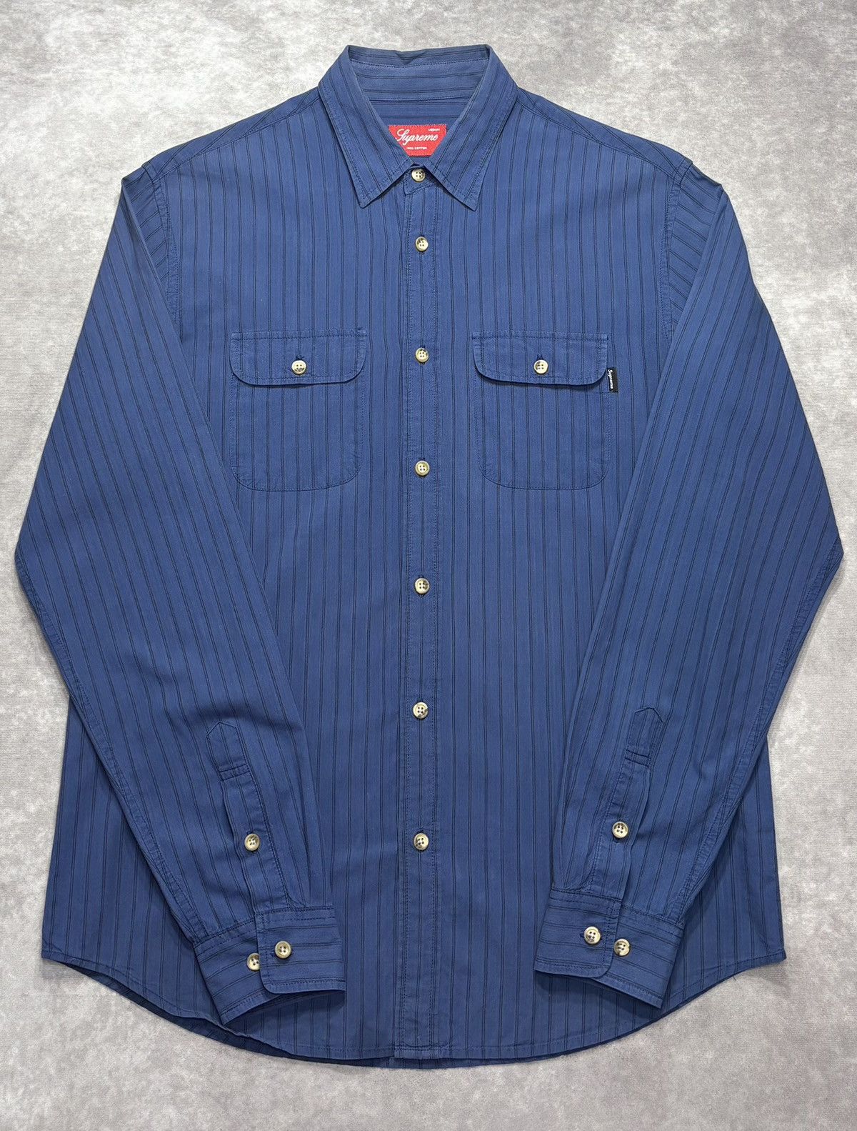 Supreme Abstract textured zip up polo | Grailed
